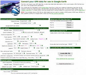 Site GpsVisualizer